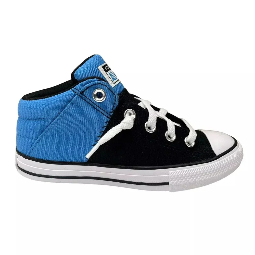 Converse Chuck Taylor All Star Youth Boy's Slip on Shoes Size 1 Royal Blue/Black
